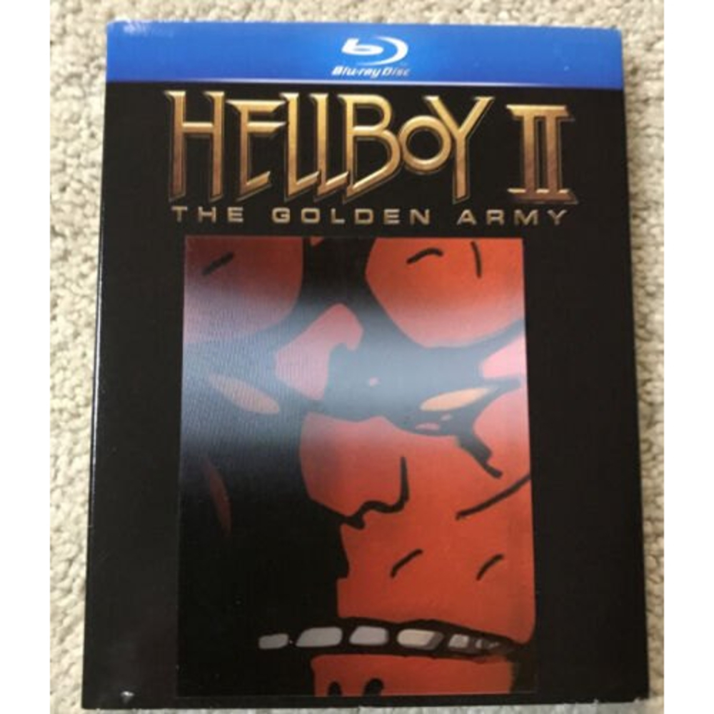 Hellboy II: The Golden Army (Blu-ray, 2008, 2-Disc) NEW w/lenticular slip New